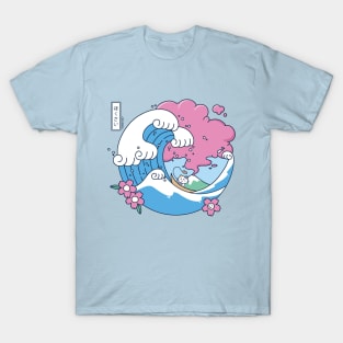 Tribute to Hokusai by Nabi T-Shirt